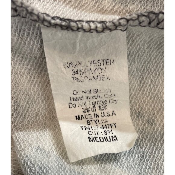 Sew in Love Womens Size Medium Blue/Gray Floral Long Sleeve Sweatshirt - Picture 7 of 7